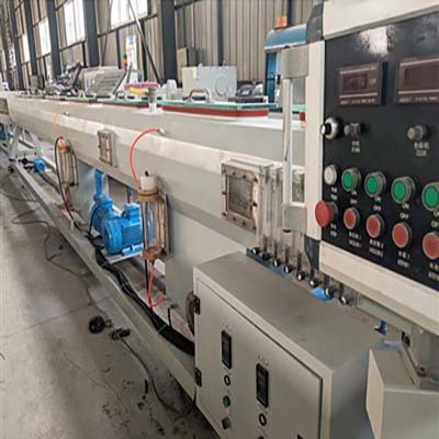 Used Plastic Pipe Extruder Machine